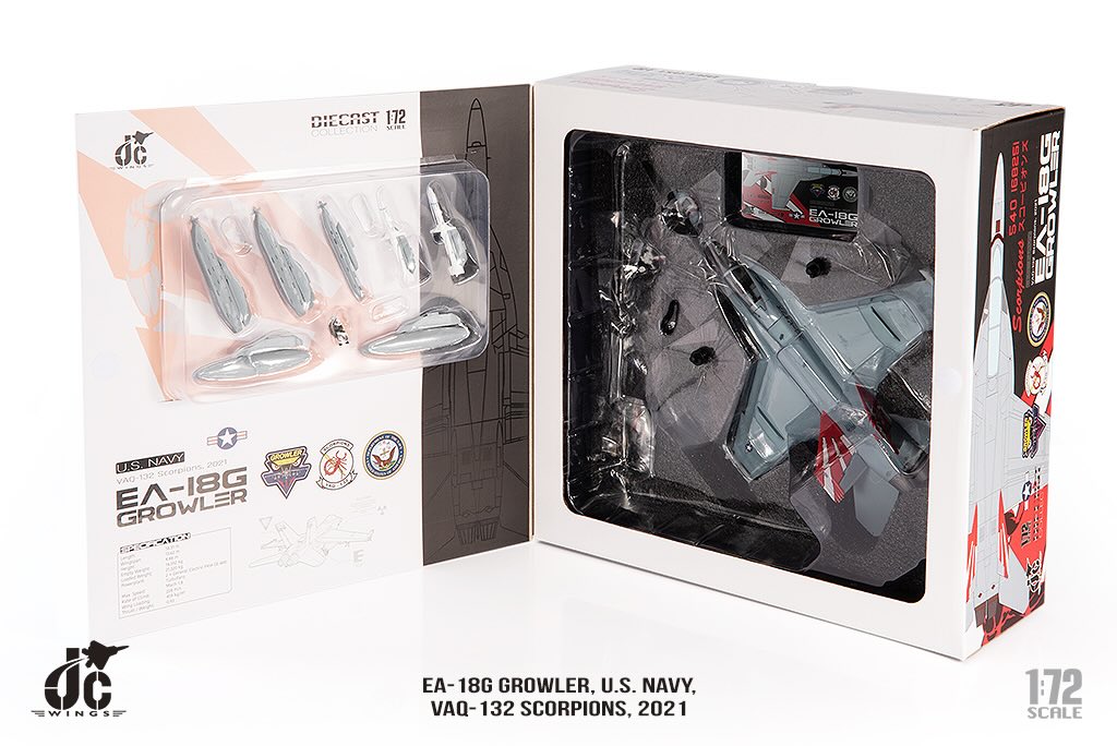 JCW-72-F18-017 EA-18G Growler U.S. Navy VAQ-132 Scorpions, 2021