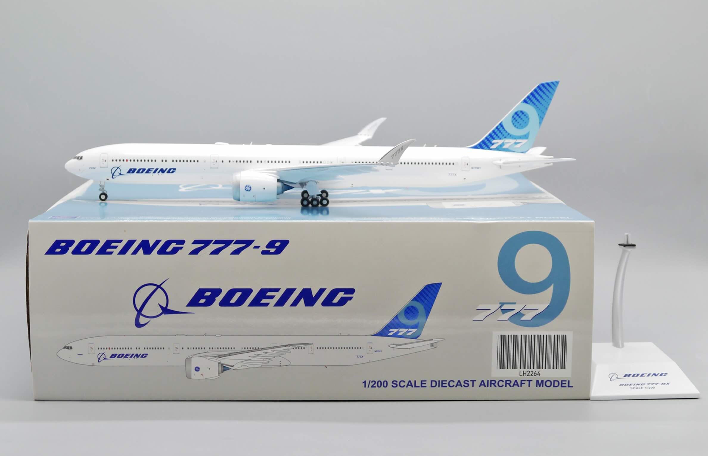 LH2264 Boeing Company B777-9x (White Color) N779XY – Airplane Model SG