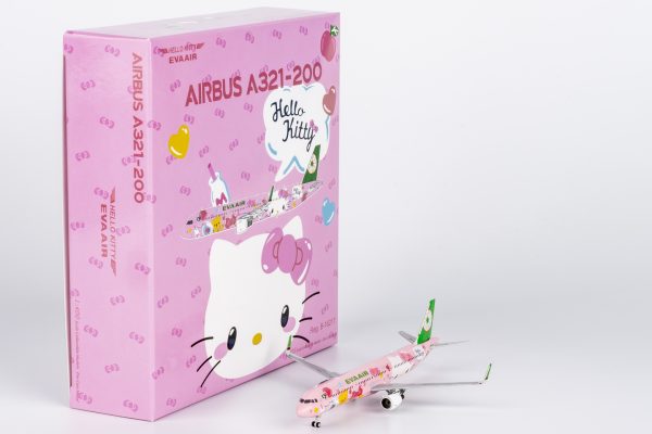 Airbus13123 Eva Air 長榮航空 A321-200 “Hello Kitty Pinky Jet