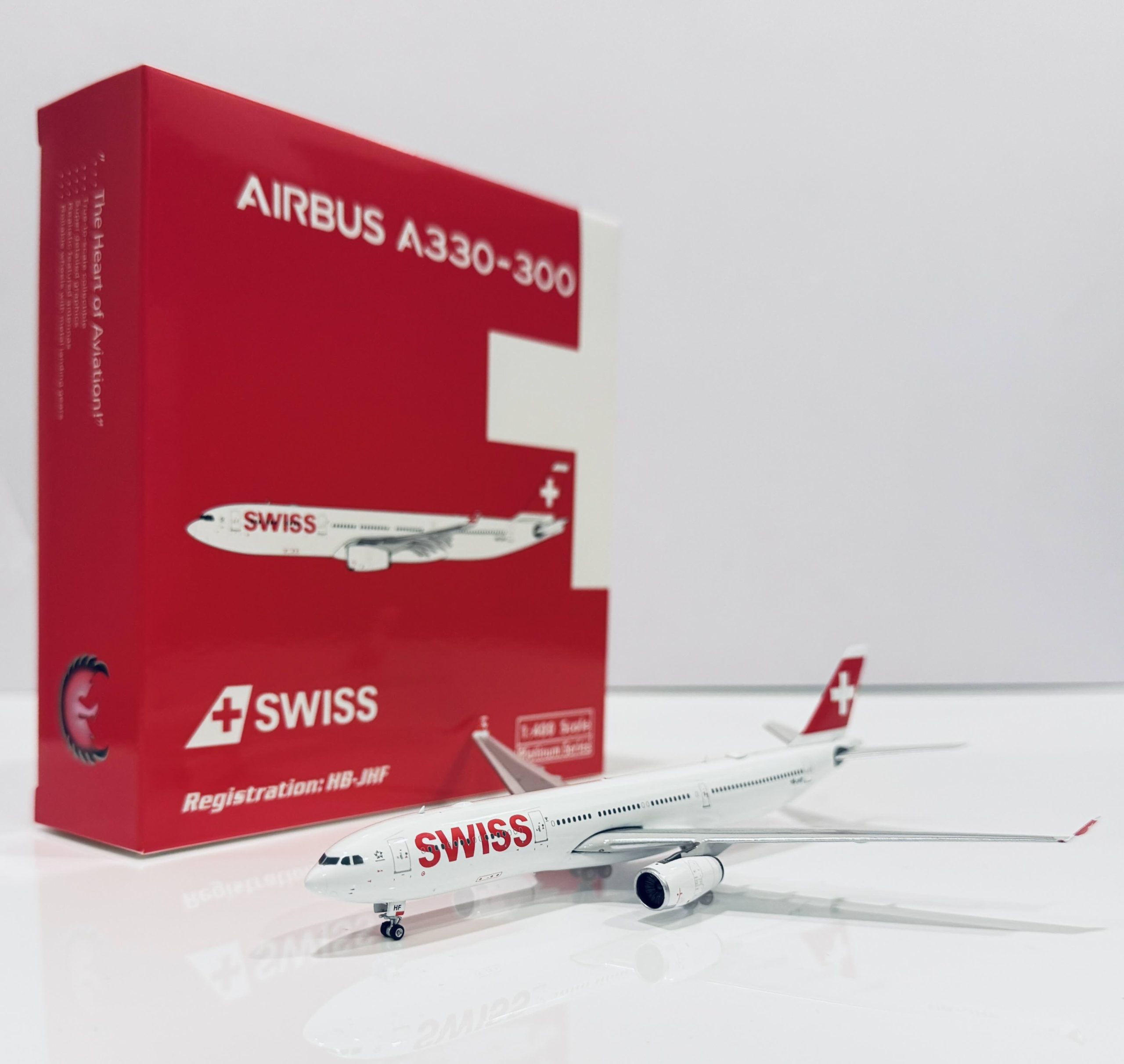 PH11985 Swiss A330-300 HB-JHF – Airplane Model SG