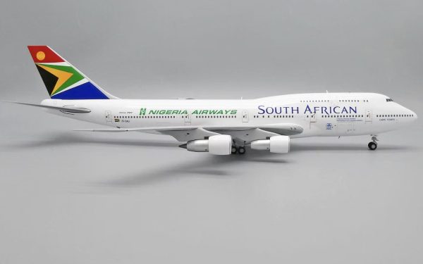 1:200合金飛行機 B747-300南アフリカ航空ZS-SAJワールドカッ2 1:200