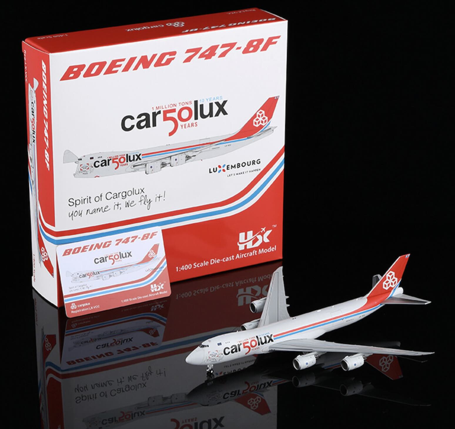 B632001C Cargolux B747-8F LX-VCC (Interactive Series) – Airplane