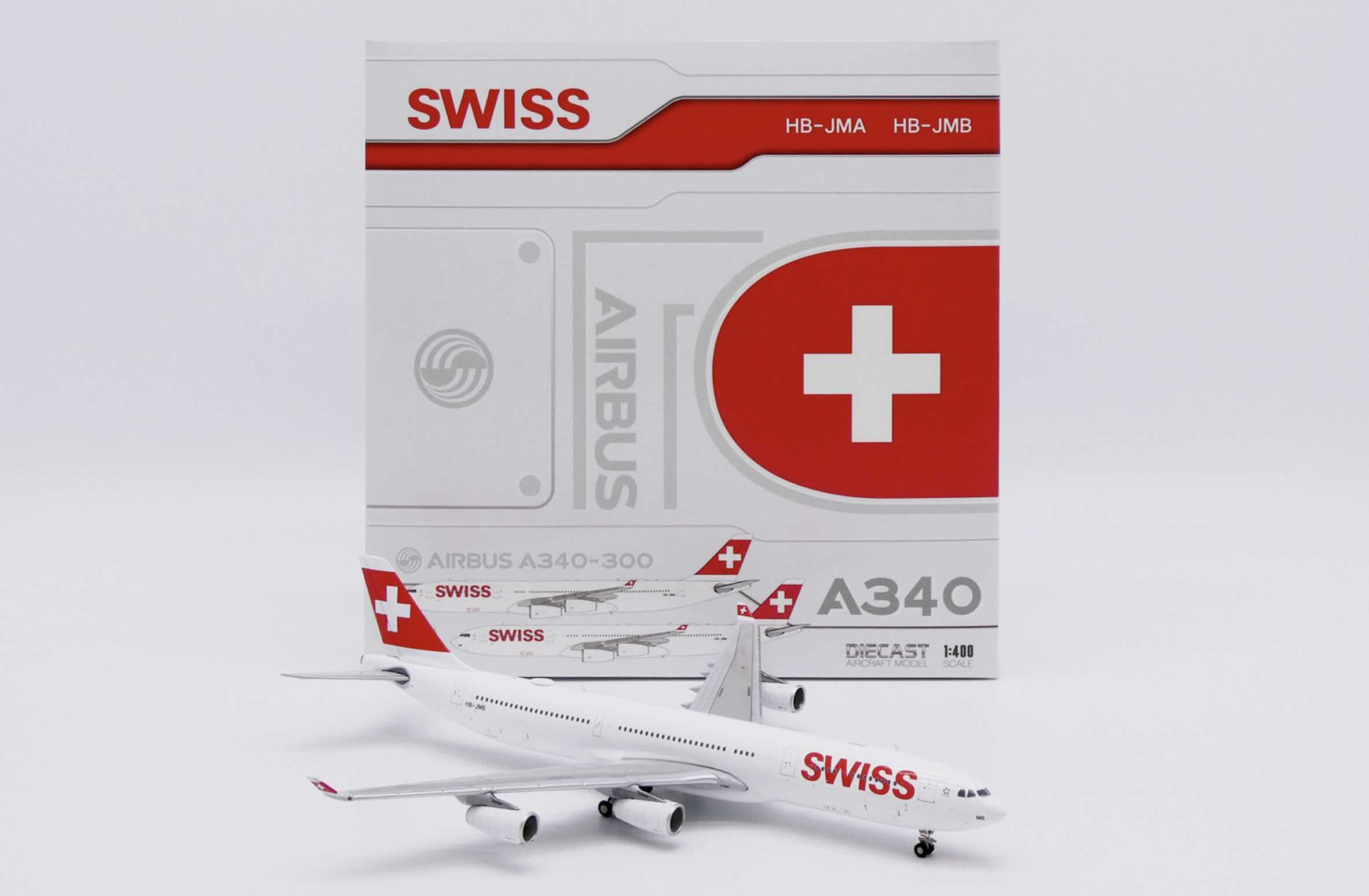 XX40208 Swiss A340-300 “Zurich” HB-JMB – Airplane Model SG